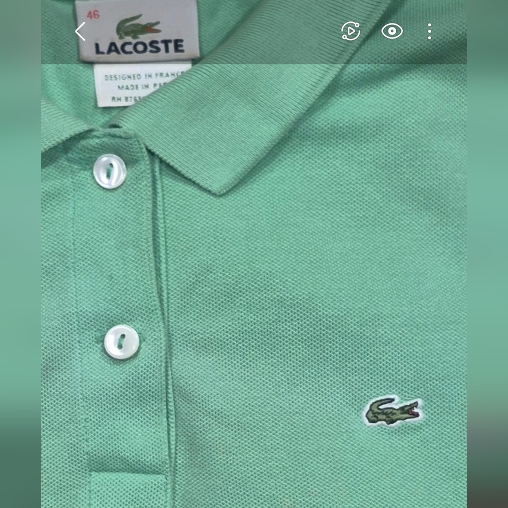 Lacoste Women's Mint Polo Shirt